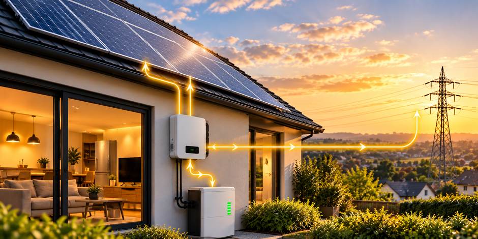 PV-Speicher vs. Einspeisung ins Stromnetz: Mit welcher Option sparen Sie mehr Geld?